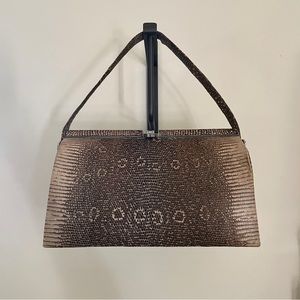 🌟SOLD🌟 Vintage Lizard Leather Bag